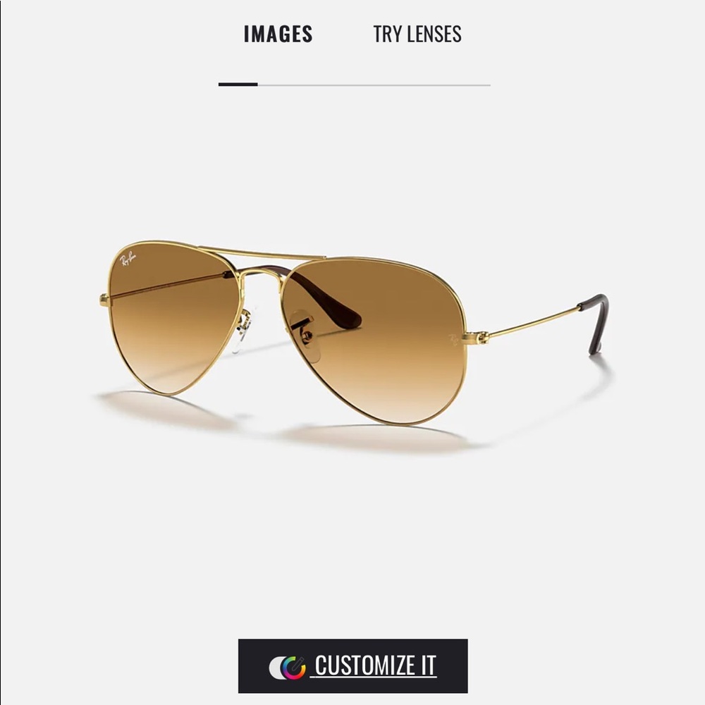 Women’s Aviator Gradient Ray-Ban Sunglasses